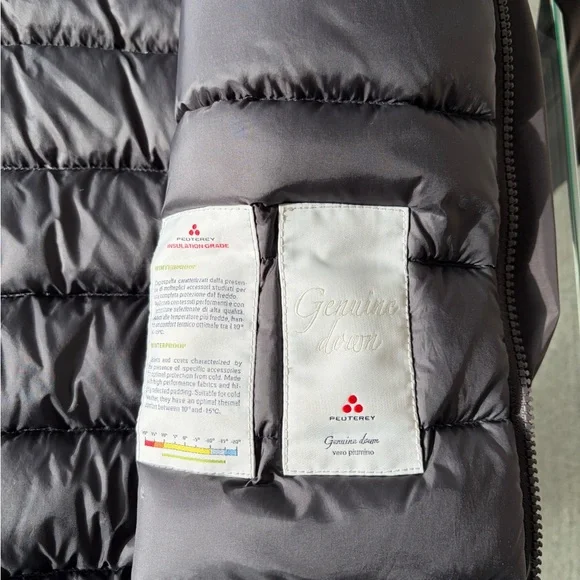 Peuterey Dark Brown Down Puffer Jacket
